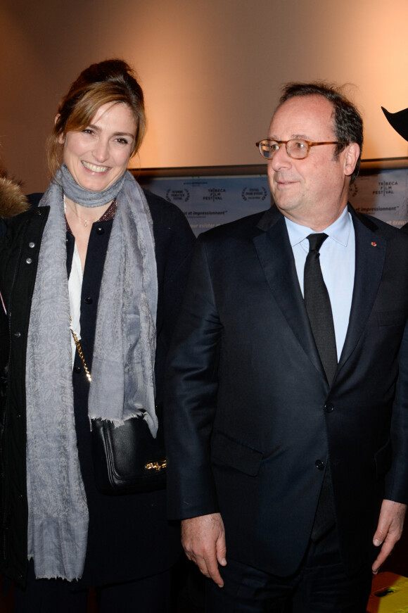 Julie Gayet et François Hollande - Première du film "The Ride" au MK2 Bibliothèque à Paris. Le 26 janvier 2018 © Coadic Guirec / Bestimage 