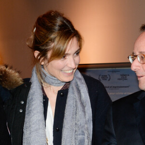 Julie Gayet et François Hollande - Première du film "The Ride" au MK2 Bibliothèque à Paris. Le 26 janvier 2018 © Coadic Guirec / Bestimage 