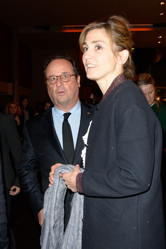 François Hollande et Julie Gayet - Première du film "The Ride" au MK2 Bibliothèque à Paris. Le 26 janvier 2018 © Coadic Guirec / Bestimage 