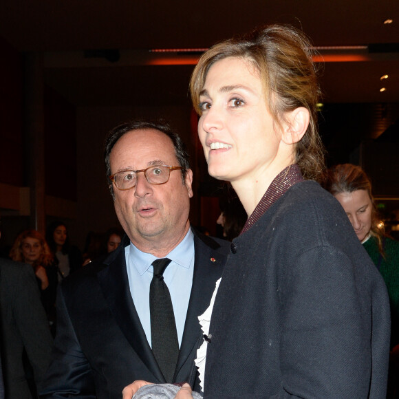 François Hollande et Julie Gayet - Première du film "The Ride" au MK2 Bibliothèque à Paris. Le 26 janvier 2018 © Coadic Guirec / Bestimage 