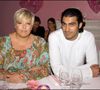 Laurence Boccolini et son mari Mickaël Fakaïlo à la soirée d'anniversaire de David Guetta.