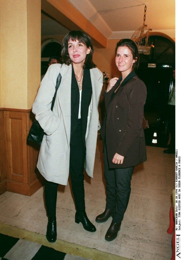 Tina Kieffer et sa soeur Florence au défilé Mode Collection en 1995