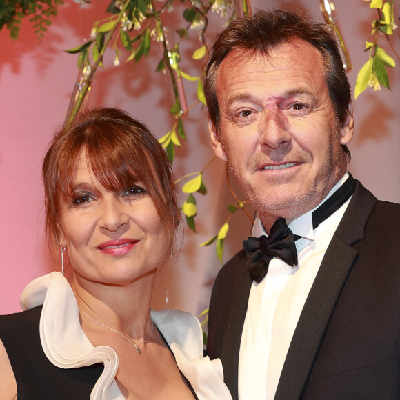 Jean-Luc Reichmann et sa femme Nathalie - Gala du 75ème Grand Prix de Monaco. © Claudia Albuquerque/Bestimage 
