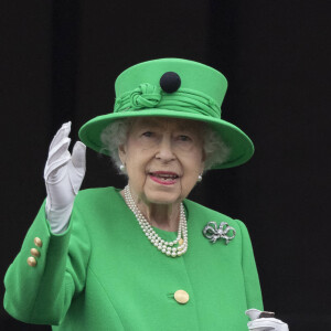Jubilé de platine de la reine Elizabeth II d'Angleterre à Bukingham Palace à Londres, le 5 juin 2022.