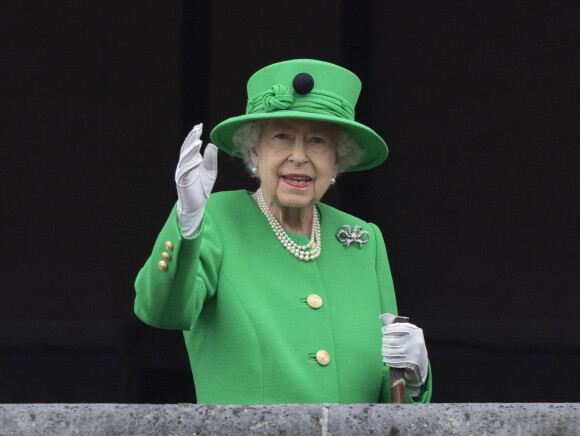 Jubilé de platine de la reine Elizabeth II d'Angleterre à Bukingham Palace à Londres, le 5 juin 2022.