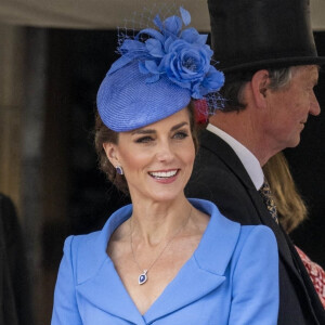 Kate Middleton et Sophie Rhys-Jones - Cérémonie de l'ordre de la Jarretière à la chapelle Saint-Georges du château de Windsor. Londres, la 13 juin 2022.