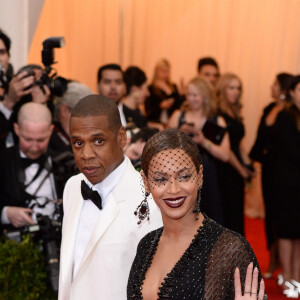 Beyonce Knowles et son mari Jay-Z - Soirée du Met Ball / Costume Institute Gala 2014: "Charles James: Beyond Fashion" à New York, le 5 mai 2014. 