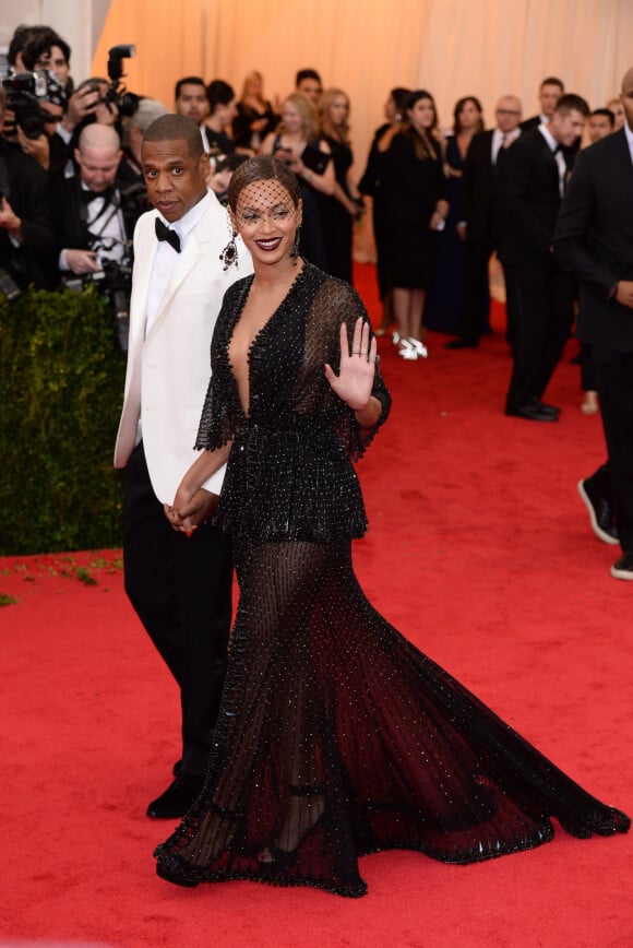 Beyonce Knowles et son mari Jay-Z - Soirée du Met Ball / Costume Institute Gala 2014: "Charles James: Beyond Fashion" à New York, le 5 mai 2014. 