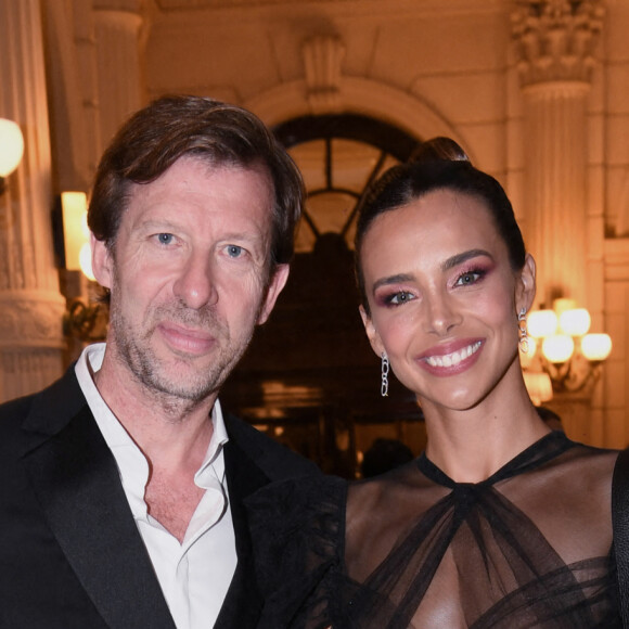 Dominique Busso, Forbes France et Marine Lorphelin, miss France 2013 lors du gala de l'association "Les bonnes fées" à l'InterContinental Paris le 14 juin 2022. © Rachid Bellak /