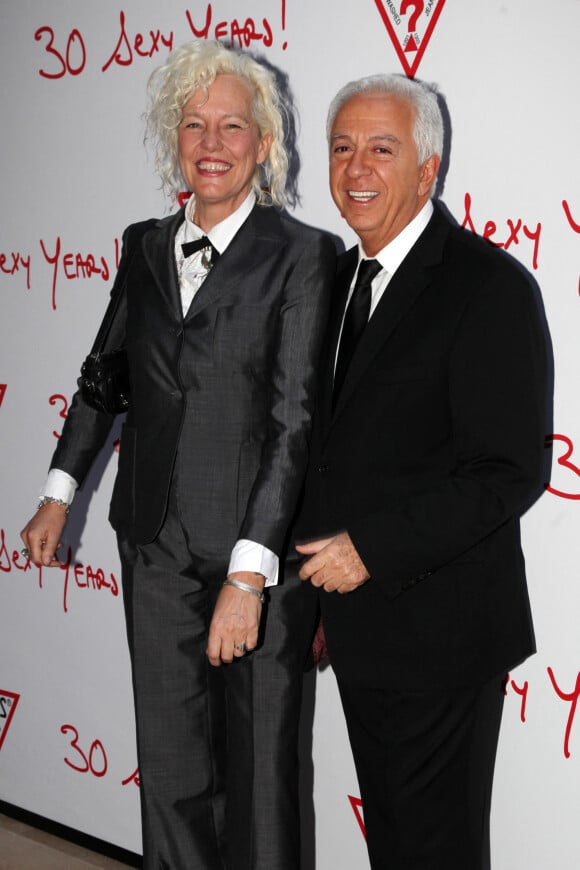 Paul Marciano et Ellen Vin Unwerth- 30e anniversaire de Guess à l'hôtel Geroge V à Paris, le 3 mai 2012. 
