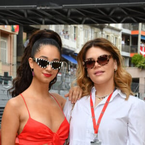 Léna Situations (Léna Mahfouf) et Camille Gottlieb - Les célébrités assistent au Grand Prix de F1 de Monaco, le 28 mai 2022. © Bruno Bebert / Bestimage 