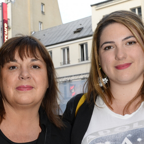 Michèle Bernier et sa fille Charlotte Gaccio - Dernière du spectacle "Les Franglaises" au théâtre Bobino à Paris, le 27 mai 2015.