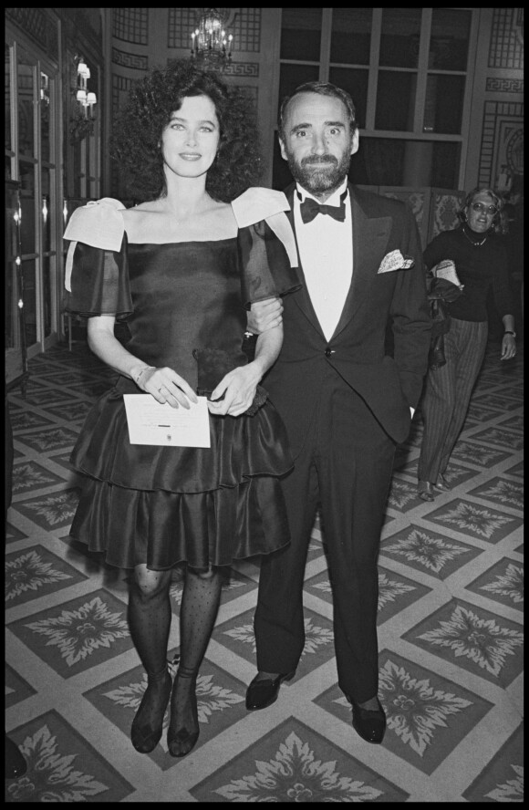Claude Brasseur et sa femme au Festival de Deauville en 1983.