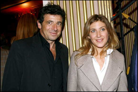 Patrick Bruel et sa femme Amanda Sthers - Générale de la pièce "Thalasso" au théâtre Hebertot le 8 octobre 2007.