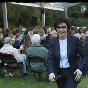 Soirée de cloture de la 20ème édition du Festival du 7ème Art dans le 7ème organisé par Rachida Dati dans les jardins de la Mairie du VIIème. Projection du Sens de la Fête. Paris, 2022-VI-10.