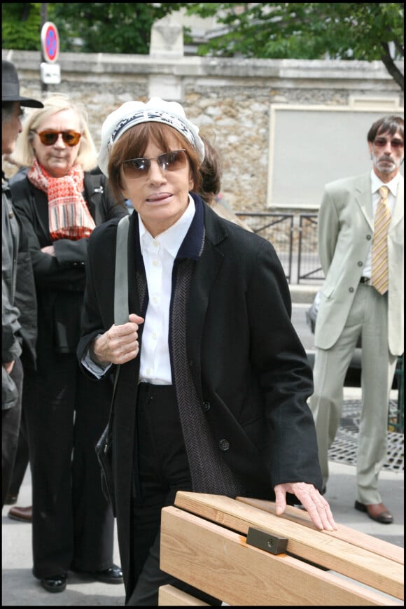 Nadine Trintignant à Paris.