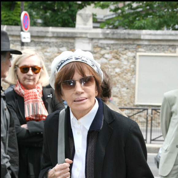 Nadine Trintignant à Paris.