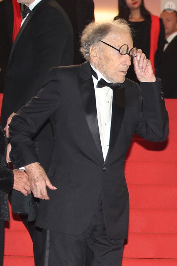Jean-Louis Trintignant - Montée des marches du film "Happy End" lors du 70e Festival International du Film de Cannes. Le 22 mai 2017. © Borde-Jacovides-Moreau / Bestimage