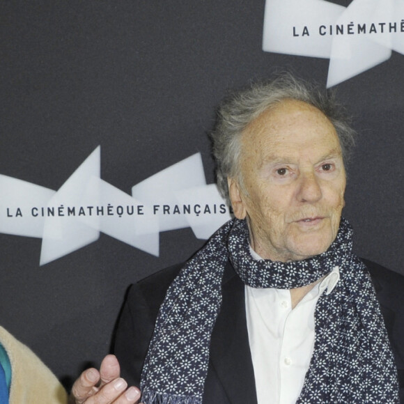 Jean-Louis Trintignant, Emmanuelle Riva et Aurélie Filippetti - Première du film "Amour" à la Cinémathèque à Paris, le 15 octobre 2012.