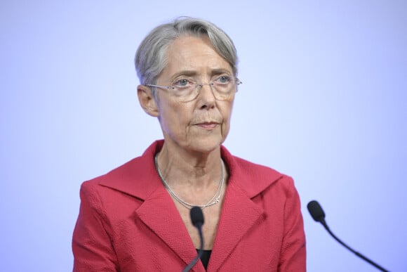 Elisabeth Borne, premier ministre, fait une déclaration après le 2ème tour des élections législatives à Paris, Hôtel de Matignon
