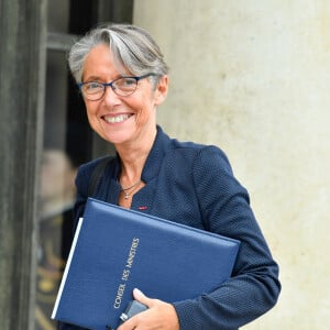 Elisabeth Borne, ministre de la Transition Ecologique chargée des transports - Premier conseil des ministres au Palais de l'Elysée à Paris le 18 mai 2017.