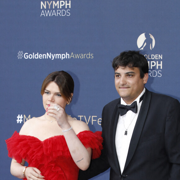 Camille Gottlieb et son meilleur ami, Médy Anthony - Cérémonie de clotûre du 61ème Festival de Télévision de Monte Carlo le 21 juin 2022. © Denis Guignebourg/Bestimage