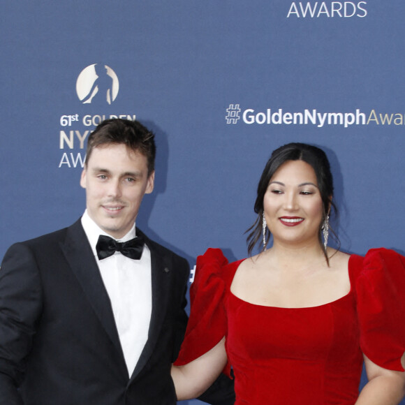 Louis Ducruet et sa femme Marie - Cérémonie de clotûre du 61ème Festival de Télévision de Monte Carlo le 21 juin 2022. © Denis Guignebourg/Bestimage