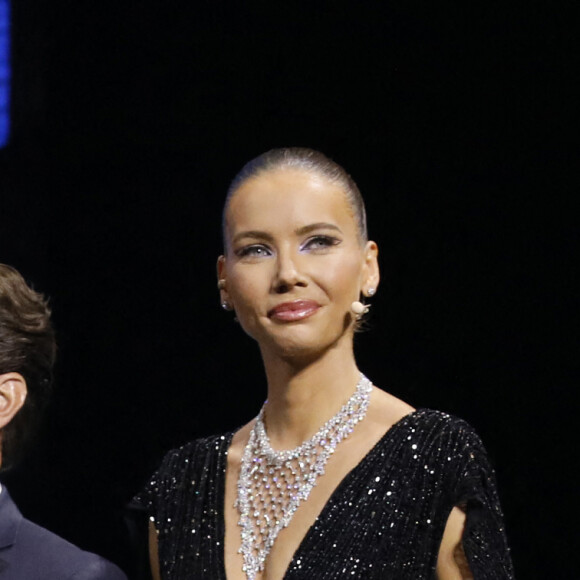 Jason Priestley et Amandine Petit, miss France 2021 - Cérémonie de clotûre du 61ème Festival de Télévision de Monte Carlo le 21 juin 2022. © Denis Guignebourg/Bestimage