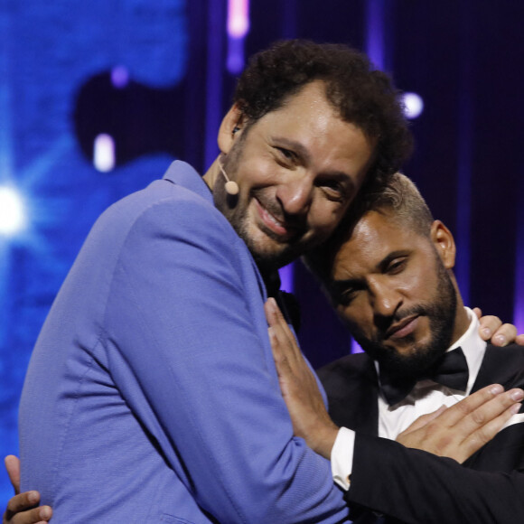 Aric Antoine, Ricky Whittle - Cérémonie de clotûre du 61ème Festival de Télévision de Monte Carlo le 21 juin 2022. © Denis Guignebourg/Bestimage