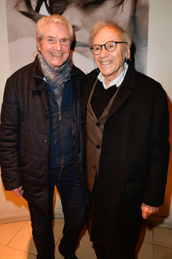 Claude Lelouch et Jean-Louis Trintignant - People à la projection du film "Un homme et une femme" en version restaurée, pour fêter les 50 ans du film ainsi que les 13 ans de Sophie Dulac Distribution au cinéma L'Arlequin, à Paris, le 6 novembre 2016. © Coadic Guirec/Bestimage