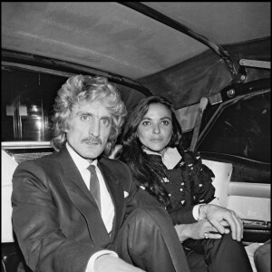 Le chanteur Christophe et sa femme Véronique en 1982