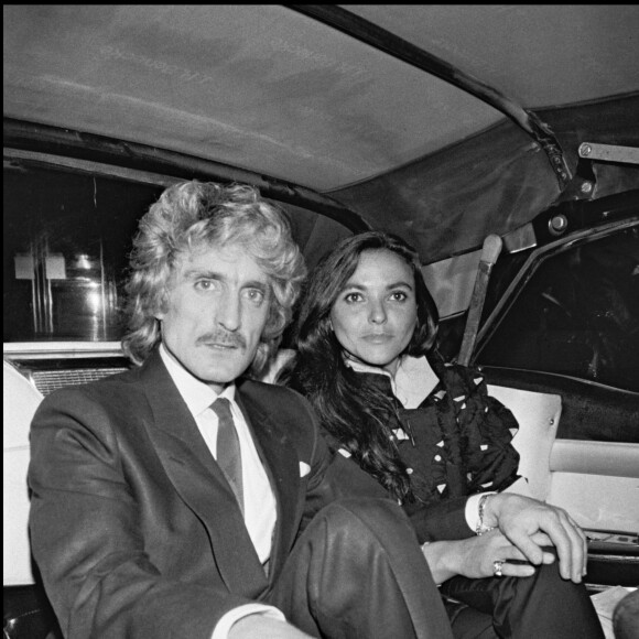 Le chanteur Christophe et sa femme Véronique en 1982