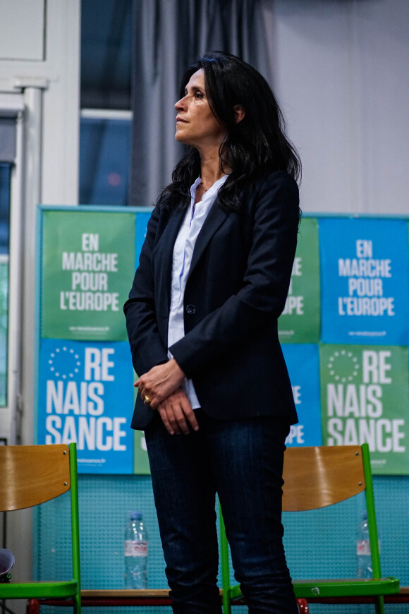 Chrysoula Zacharopoulou - Meeting Renaissance (LREM - MoDem - Agir) pour les élections européennes à Vincennes, France, le 21 mai 2019.
