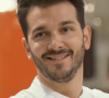Pierre dans "Top Chef 2021" sur M6, lors des qualifications pour la demi-finale.