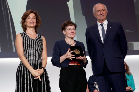 Exclusif - Audrey Azoulay, Professeure Françoise Combes et Jean-Paul Agon - Prix "L'Oreal - UNESCO for Women in Science" à l'UNESCO à Paris, le 23 Juin 2022. @ Bertrand Rindoff/Bestimage