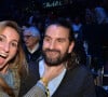 Marie Portolano et son mari Grégoire Ludig lors du gala de boxe Univent à l'AccorHotels Arena de Paris pour le championnat du monde WBA le 15 novembre 2019. © Veeren / Bestimage 