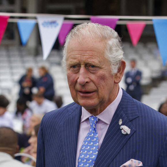 Le prince Charles lors du "Big Jubilee Lunch" à Londres, à l'occasion du jubilé de platine de la reine d'Angleterre. Le 5 juin 2022 