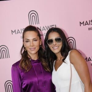 Exclusif - Mélissa Theuriau et sa belle soeur Nawel Debbouze - Inauguration de l'institut de beauté "Maison Nawel" à Marrakech au Maroc le 17 juin 2022. Sur 800 m2 d'espace intérieur et extérieur "Maison Nawel" est le plus grand salon de beauté au Maroc. Un institut dédié à la femme avec une expertise certaine sur l'ensemble des métiers de la beauté onglerie, coiffure, bar à sourcils, SPA et soins du corps et du visage. L'institut dispose également d'un salon privé VIP ainsi qu'un espace pour enfants afin d'occuper vos petits pendant que vous êtes chouchou par nos esthéticiennes beauté. Un concept store a également été pensé pour mettre en avant des pièces uniques de jeunes créateurs de tous bords, de différentes nationalités. © Rachid Bellak/Bestimage