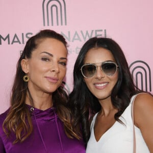 Exclusif - Mélissa Theuriau et sa belle soeur Nawel Debbouze - Inauguration de l'institut de beauté "Maison Nawel" à Marrakech au Maroc le 17 juin 2022. Sur 800 m2 d'espace intérieur et extérieur "Maison Nawel" est le plus grand salon de beauté au Maroc. Un institut dédié à la femme avec une expertise certaine sur l'ensemble des métiers de la beauté onglerie, coiffure, bar à sourcils, SPA et soins du corps et du visage. L'institut dispose également d'un salon privé VIP ainsi qu'un espace pour enfants afin d'occuper vos petits pendant que vous êtes chouchou par nos esthéticiennes beauté. Un concept store a également été pensé pour mettre en avant des pièces uniques de jeunes créateurs de tous bords, de différentes nationalités. © Rachid Bellak/Bestimage