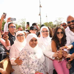 Exclusif - - Inauguration de l'institut de beauté "Maison Nawel" à Marrakech au Maroc le 17 juin 2022. Sur 800 m2 d'espace intérieur et extérieur "Maison Nawel" est le plus grand salon de beauté au Maroc. Un institut dédié à la femme avec une expertise certaine sur l'ensemble des métiers de la beauté onglerie, coiffure, bar à sourcils, SPA et soins du corps et du visage. L'institut dispose également d'un salon privé VIP ainsi qu'un espace pour enfants afin d'occuper vos petits pendant que vous êtes chouchou par nos esthéticiennes beauté. Un concept store a également été pensé pour mettre en avant des pièces uniques de jeunes créateurs de tous bords, de différentes nationalités. © Rachid Bellak/Bestimage