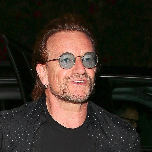 Bono est allé diner au restaurant Craig à West Hollywood,le 16 septembre 2017 