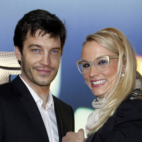 Archives - Elodie Gossuin et son mari Bertrand Lacherie - Diner du BMWi Borne Electric Tour in Paris. Le 3 avril 2013