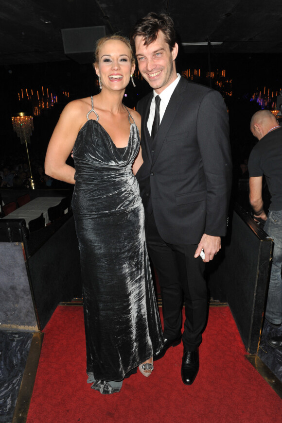 Elodie Gossuin et son mari Bertrand Lacherie - Election de Miss Prestige National 2013 au Lido a Paris le 10 Decembre 2012.