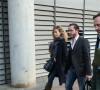 Les avocats de Cédric Jubillar : Alexandre Martin, Jean-Baptiste Alary et Emmanuelle Franck. Ils se rendent au tribunal de Toulouse le 11 février 2022