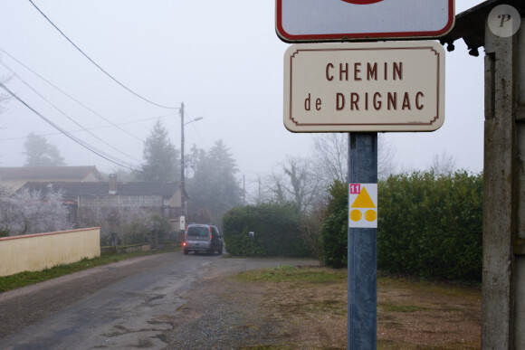 La zone explorée pour retrouver une trace de Delphine Jubillar dans le Tarn, à Drignac - 18 janvier 2022