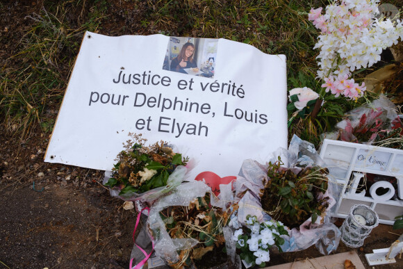Hommage à Delphine Jubillar le 18 janvier 2022 à Cagnac-les-Mines