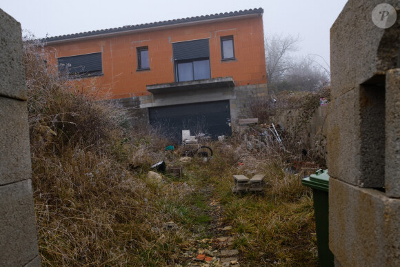 La maison de Cédric et Delphine Jubillar prise en photo le 18 janvier 2022 - Cagnac-les-Mines