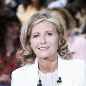 Exclusif - Claire Chazal - Enregistrement de l'émission "Le Grand Echiquier", diffusée le 1er juillet sur France 2. Le 21 mars 2022 © Cyril Moreau / Bestimage