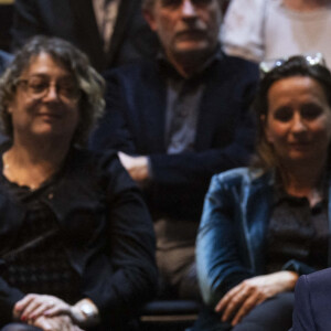 Exclusif - Barbara Pravi, Nicolas Sarkozy - Enregistrement de l'émission "Le Grand Echiquier", diffusée le 1er juillet sur France 2. Le 21 mars 2022 © Cyril Moreau / Bestimage
