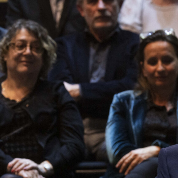 Exclusif - Barbara Pravi, Nicolas Sarkozy - Enregistrement de l'émission "Le Grand Echiquier", diffusée le 1er juillet sur France 2. Le 21 mars 2022 © Cyril Moreau / Bestimage